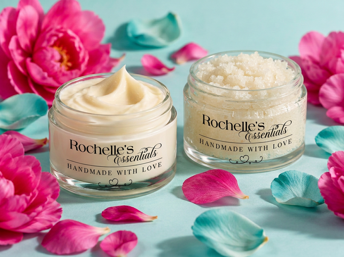 Neon Petal body butter and body scrub luxury bundle